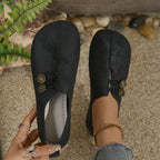 Summer New Arrival: Women's Soft Leather Round-Toe Outdoor Casual Sandals