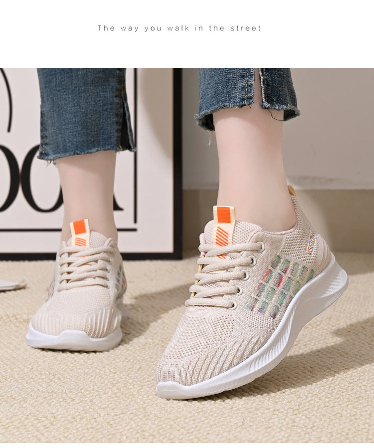 Women's breathable mesh comfortable casual shoes for autumn